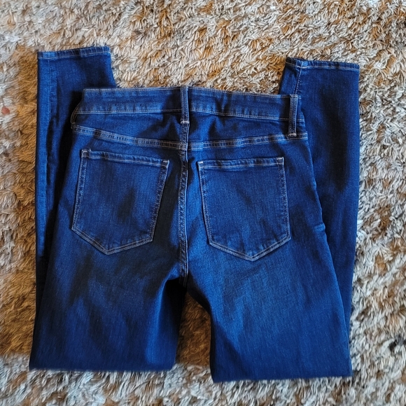 Gap Denim Dark Wash Regular Universal Denim Leggings 8 - Picture 6 of 10